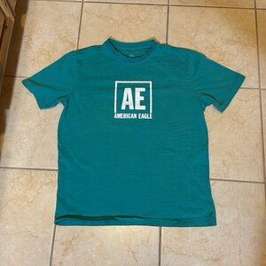 Men’s American Eagle Teal size M Standard Fit Graphic T-shirt